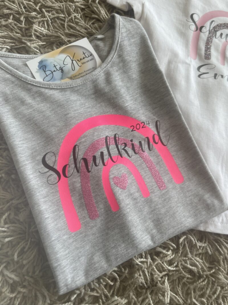 Schulkind Regenbogen T-shirt