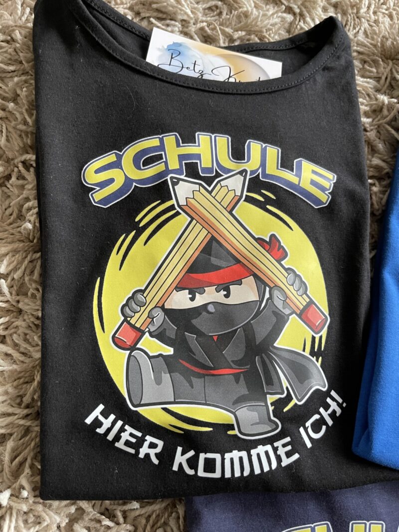 Schulkind Ninja shirt – Bild 4