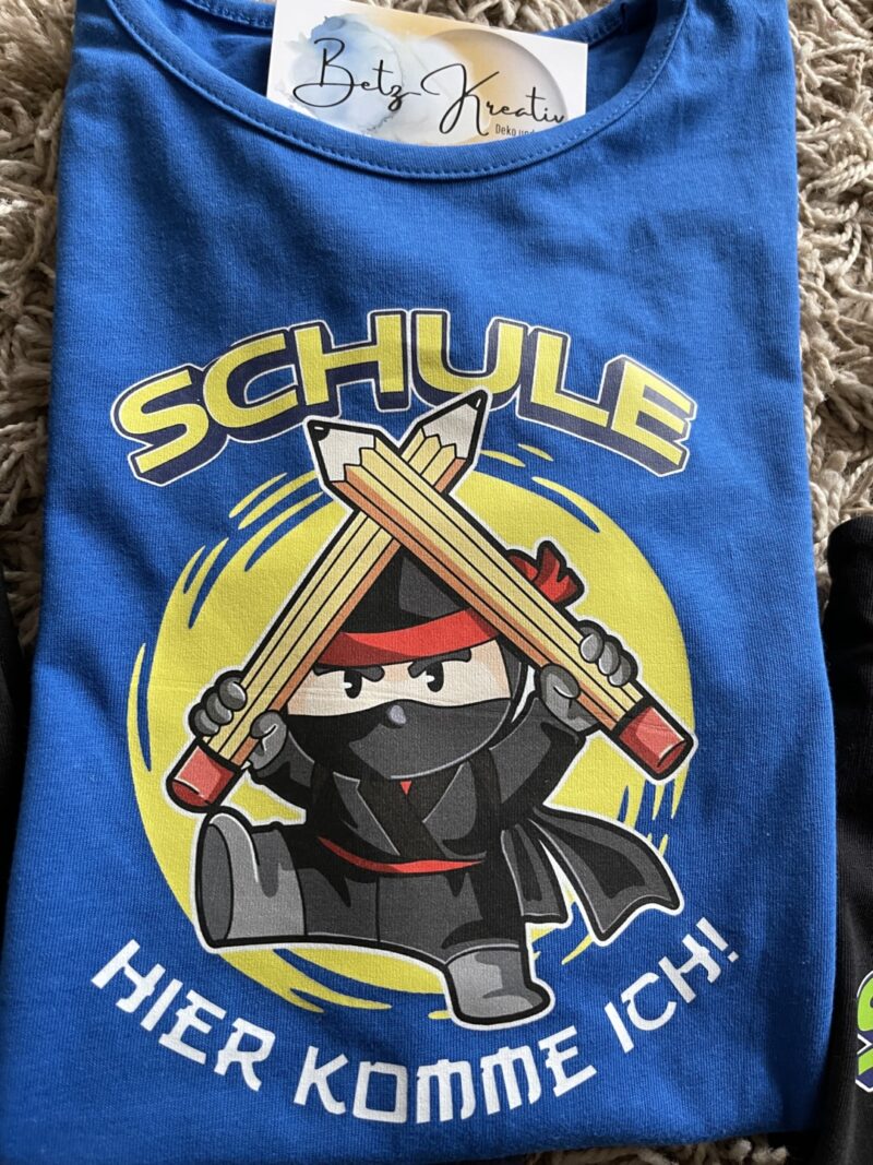 Schulkind Ninja shirt – Bild 5