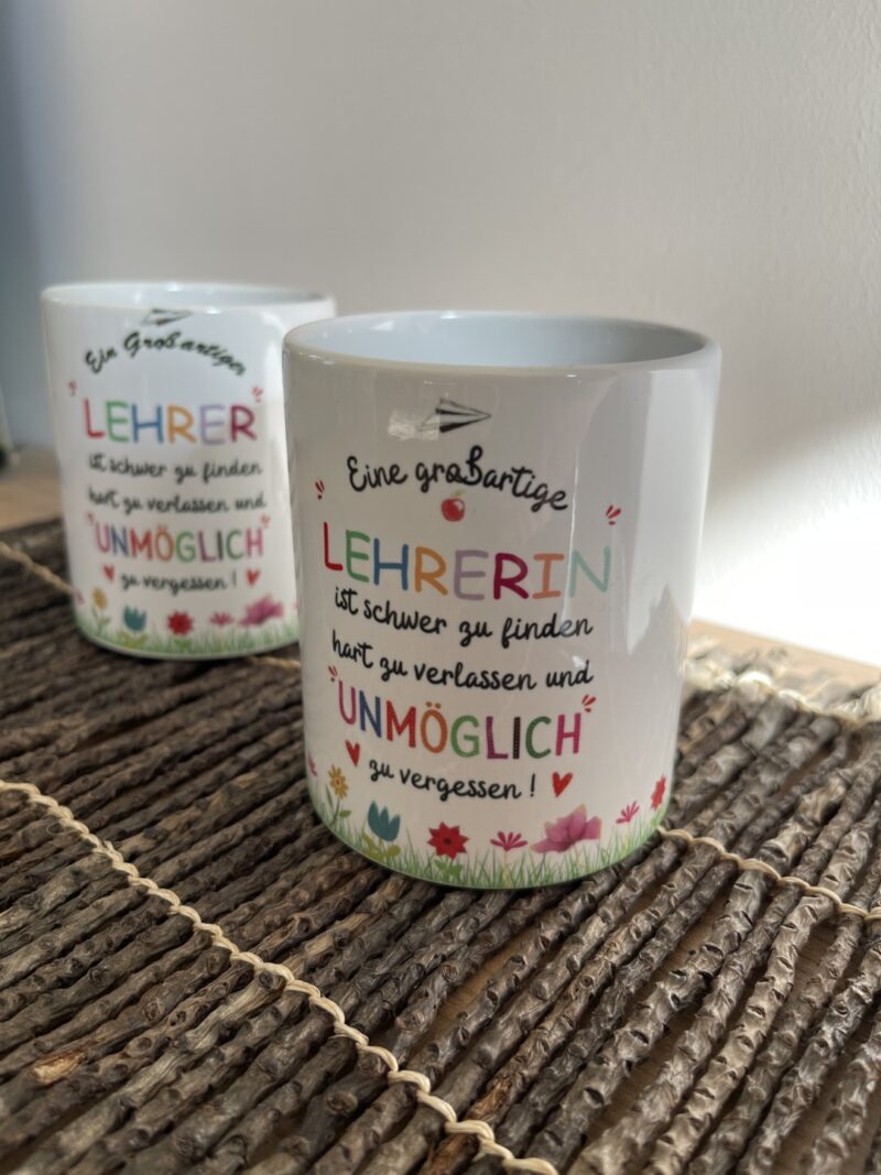 Tasse Abschied Lehrer/ Lehrerin