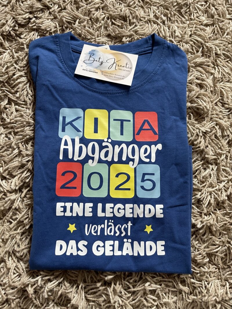 Kita Abgänger 2025 Shirt Personalisierung möglich – Bild 6