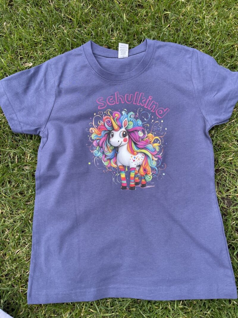 Schulkind Einhorn Shirt