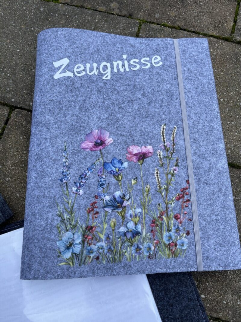 Zeugnismappe Blumenwiese – Bild 4