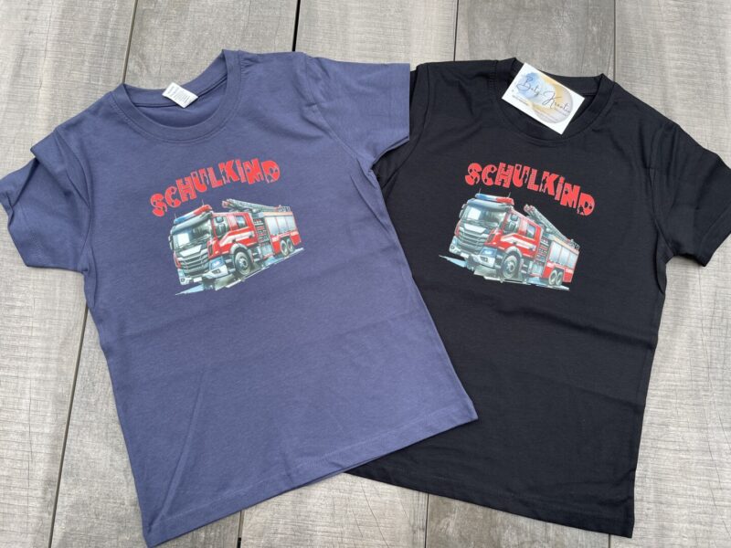Schulkind Feuerwehr Shirt