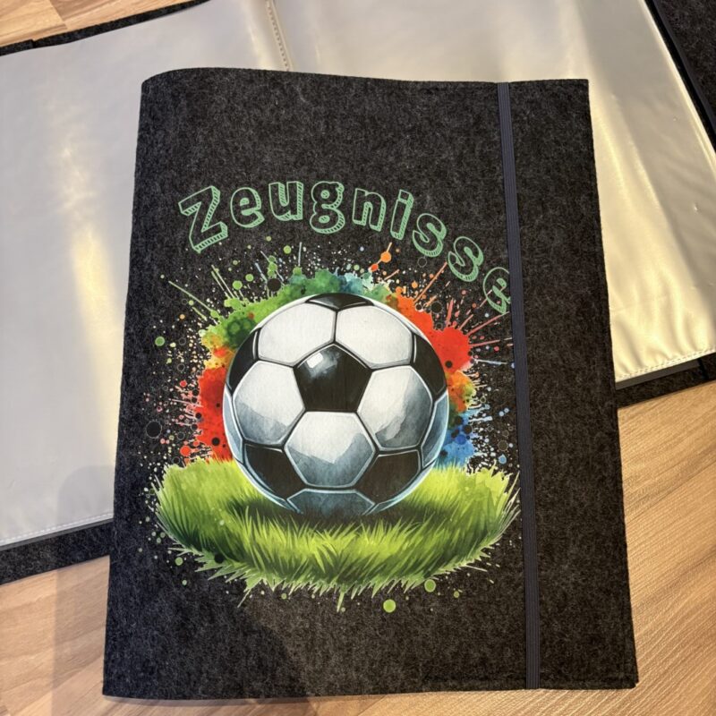 Zeugnismappe Fußball