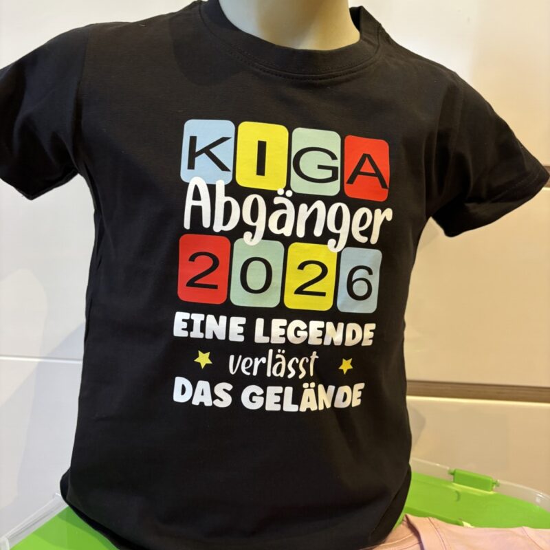 KIGA Abgänger 2026 Shirt Personalisierung möglich