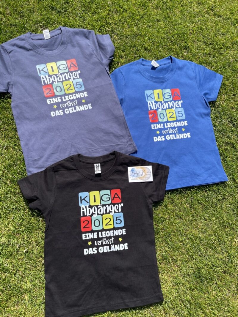 KIGA Abgänger 2025 Shirt Personalisierung möglich – Bild 4