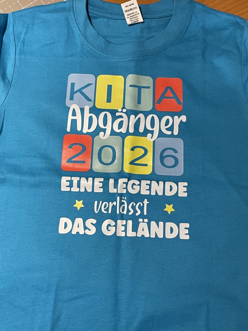 Kita Abgänger 2026 Shirt Personalisierung möglich