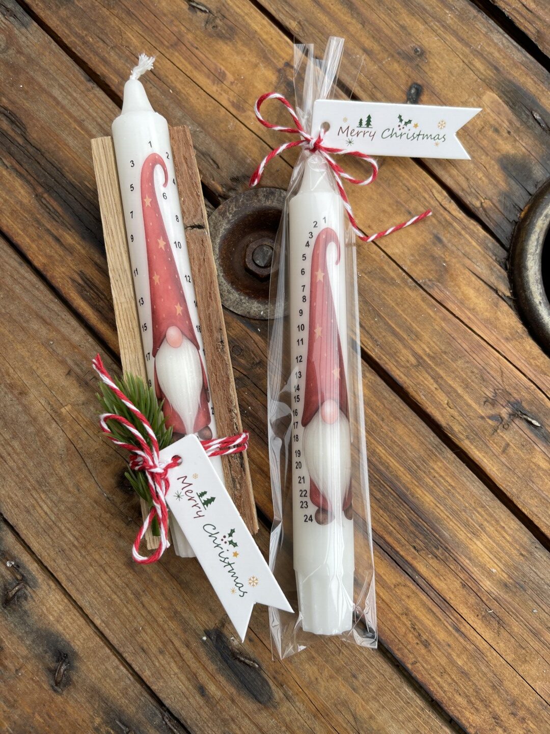 Kerzentattoo Adventskalender-Weihnachtsmann – Bild 5