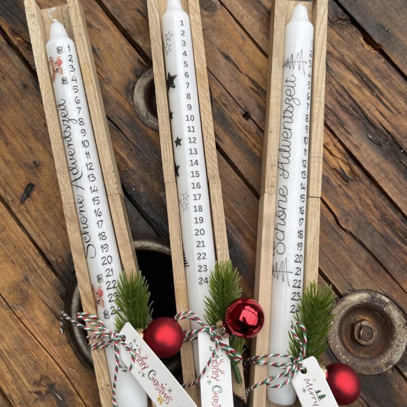 XXL Adventskalender Kerze